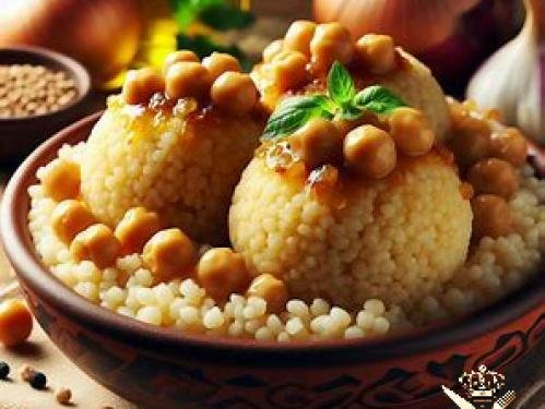 Stuffed Bulgur Wheat Balls with Chickpeas and Onions