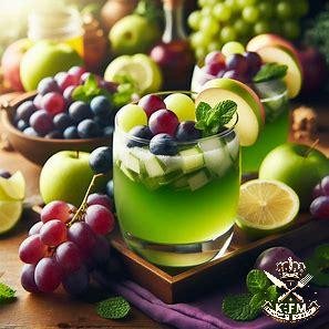 عصير العنب والتفاح